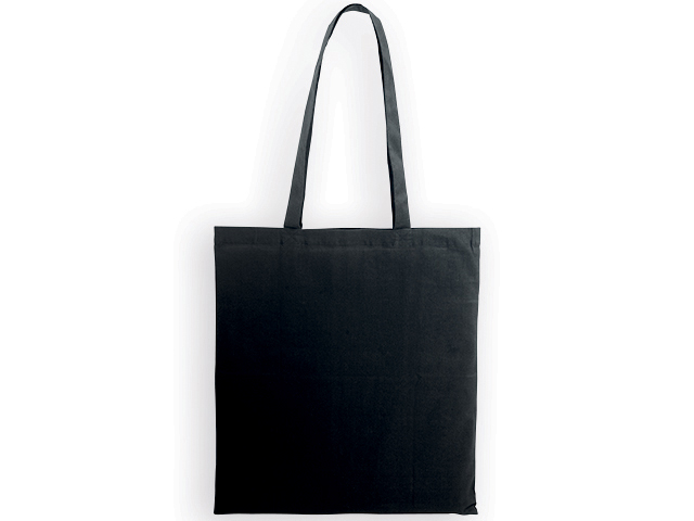 ALENA I bavlněná nákupní taška přes rameno, 100 g/m2, Černá