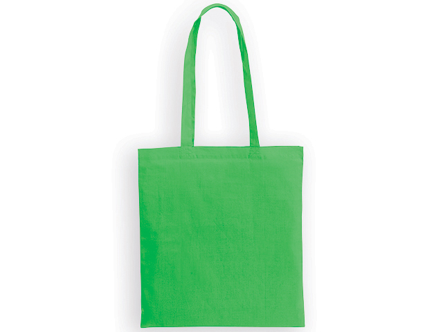 ALENA I bavlněná nákupní taška přes rameno, 100 g/m2, Světle zelená