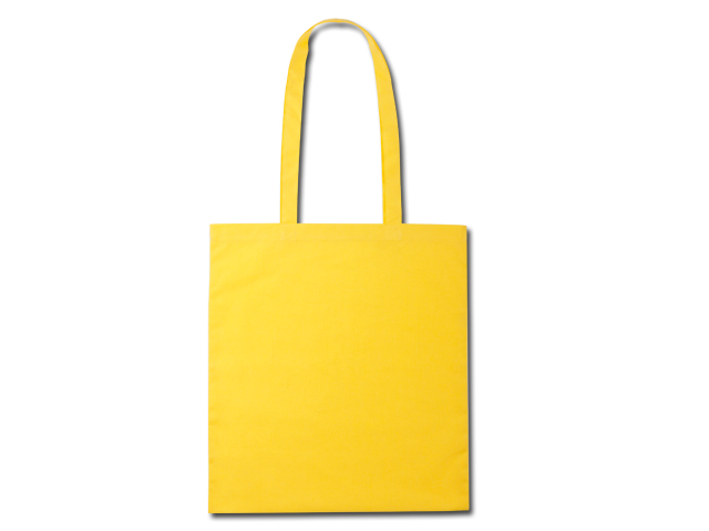 ALENA I bavlněná nákupní taška přes rameno, 100 g/m2, Žlutá