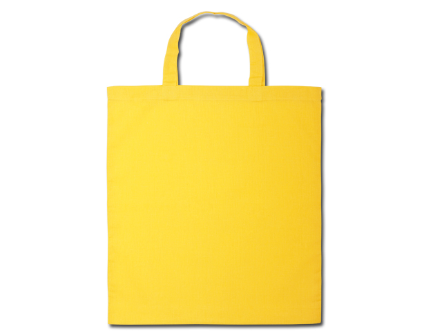 ALENA II bavlněná nákupní taška, 100 g/m2, Žlutá