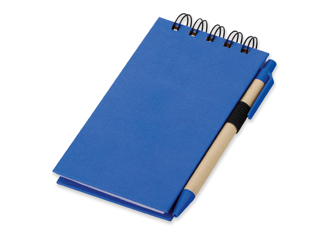 ALF psací blok s lepicími papírky a kuličkovým perem, modrá náplň, Nebesky modrá