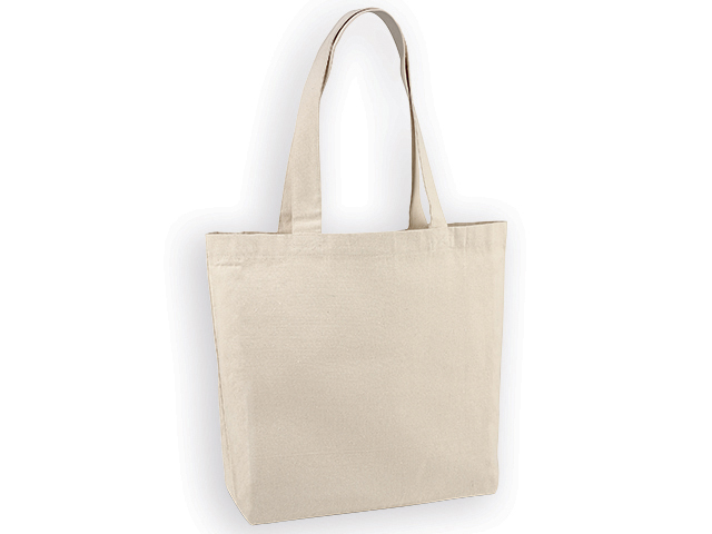 ALICE bavlněná nákupní taška přes rameno, 280 g/m2, Přírodní