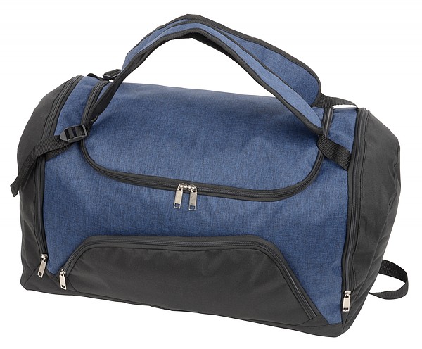 AMALIDA Sportovní taška a batoh na záda v jednom, černá, tmavě modrá
