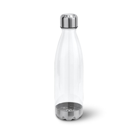 transparentní ANCER. Sportovní láhev z AS a nerezové oceli 700 ml, transparentní
