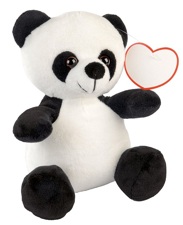 ANTONY Plyšová hračka Panda, černá, bílá