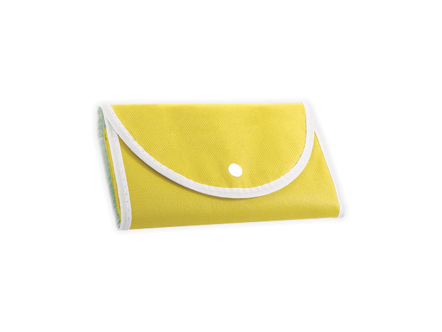 ARLON skládací taška z netkané textilie, 80 g/m2, Žlutá
