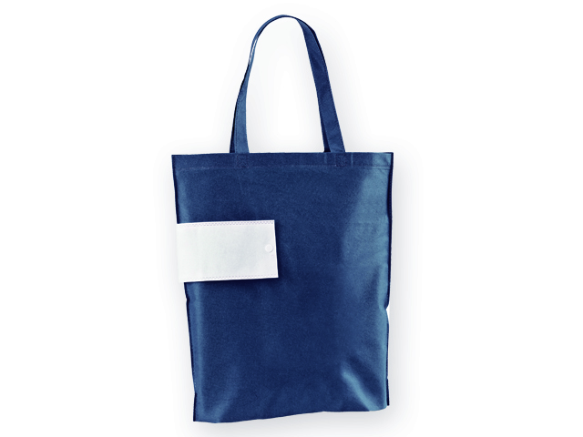 ARROL skládací nákupní taška z netkané textilie, 80 g/m2, Modrá