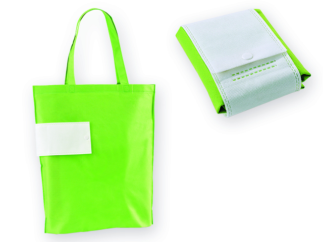 ARROL skládací nákupní taška z netkané textilie, 80 g/m2, Světle zelená