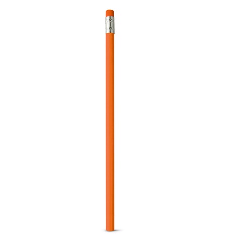 oranžová ATENEO. Grafitová tužka s gumou a tvrdostí HB, oranžová