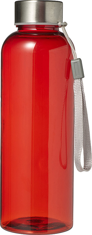 AUBARIO Tritanová láhev o objemu 500 ml s poutkem, červená