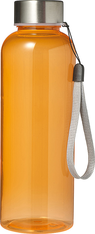 AUBARIO Tritanová láhev o objemu 500 ml s poutkem, oranžová