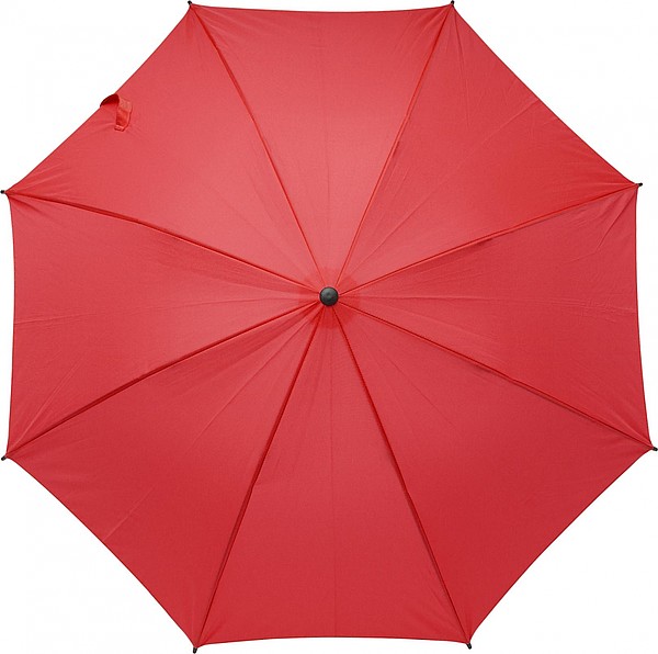 AUBARO Krátký deštník, pr. 94cm, červený