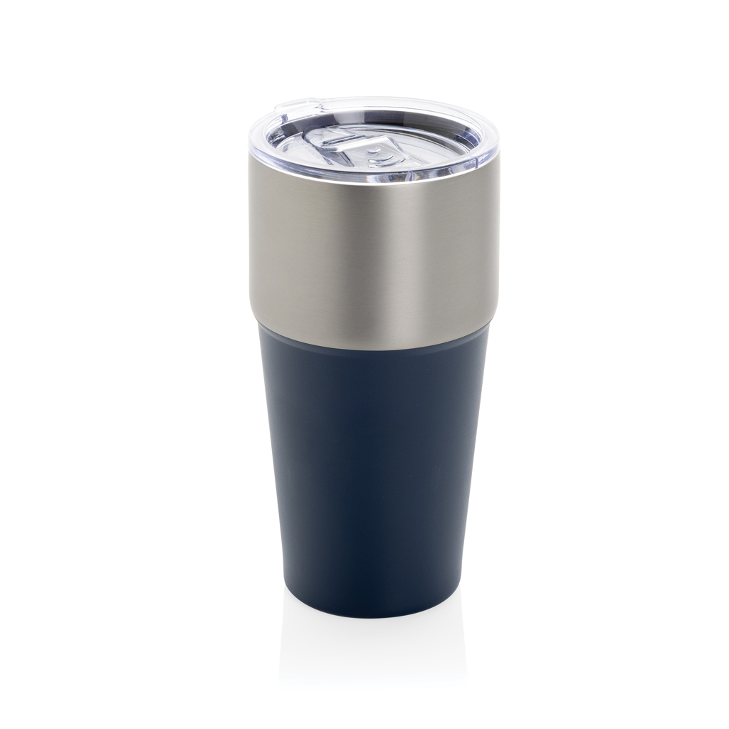 AYDIN Dvoustěnný termohrnek z recyklované nerezové oceli, 500 ml, námořní modrá