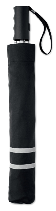 AZRAKEL deštník s reflexním prvkem, černá