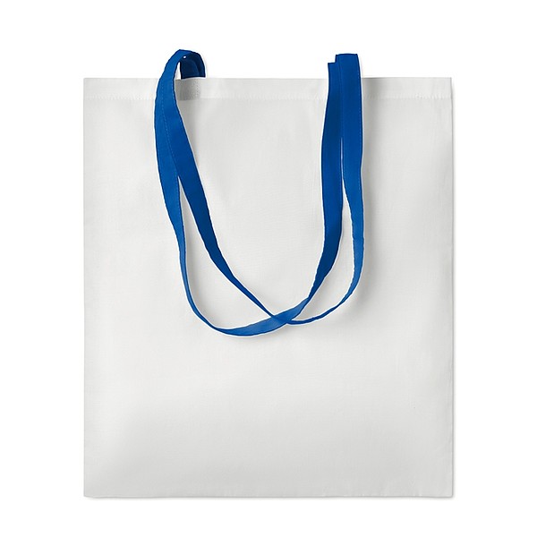 BACARIA Nákupní taška s dlouhými uchy, ze směsi polyesteru 90 % a bavlny 10 %, král. modrá