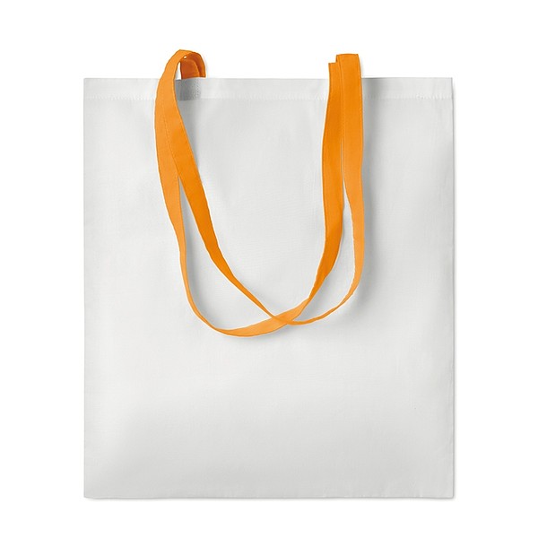 BACARIA Nákupní taška s dlouhými uchy, ze směsi polyesteru 90 % a bavlny 10 %, oranžová