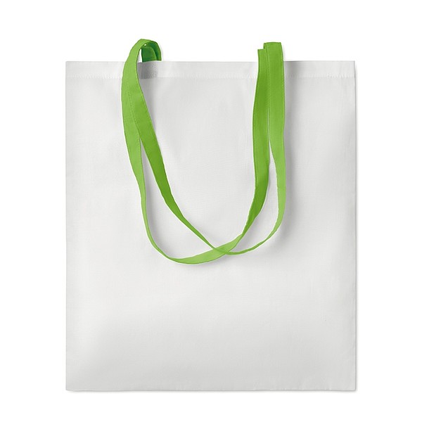 BACARIA Nákupní taška s dlouhými uchy, ze směsi polyesteru 90 % a bavlny 10 %, sv. zelená