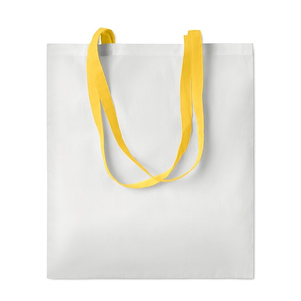BACARIA Nákupní taška s dlouhými uchy, ze směsi polyesteru 90 % a bavlny 10 %, žlutá