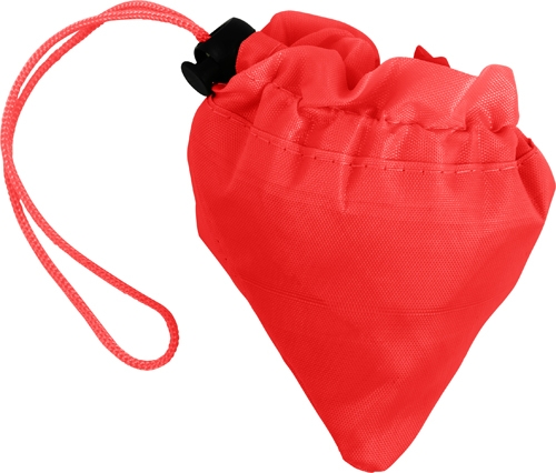 BAHAMY Skládací nákupní taška z polyesteru, červená