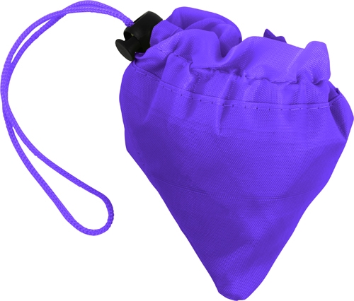 BAHAMY Skládací nákupní taška z polyesteru, purpurová