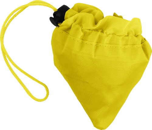 BAHAMY Skládací nákupní taška z polyesteru, žlutá