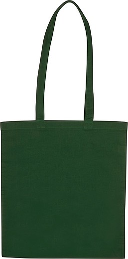BANABA Pevná nákupní taška s dlouhými uchy, tmavě zelená