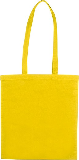 BANABA Pevná nákupní taška s dlouhými uchy, žlutá