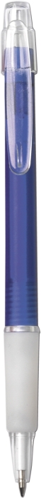 BANGO transparentní kuličkové pero, modré