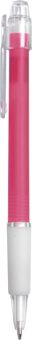 BANGO Transparentní kuličkové pero, růžové