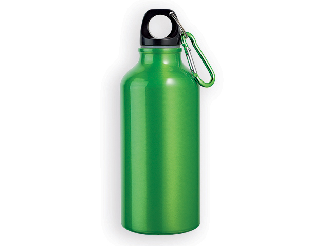 BARAC II hliníková outdoorová láhev, 400 ml, Světle zelená