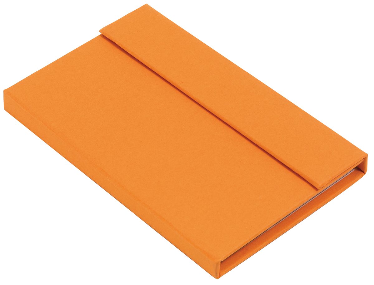 BARBAS Zápisník se značkovacími a poznámkovými lístky, oranžová