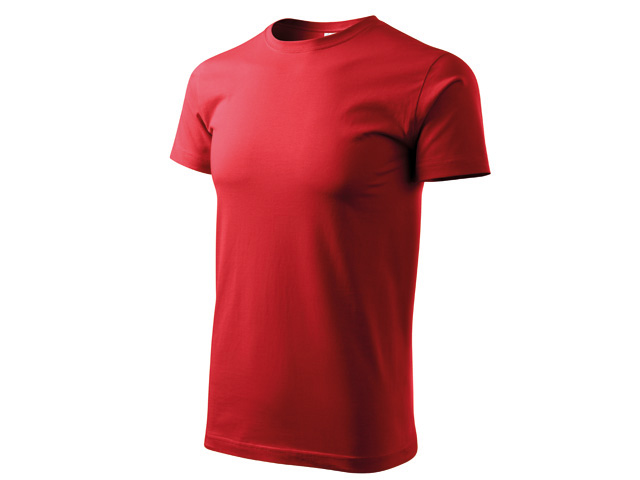 BASIC T-160 unisex tričko 160 g/m2, vel. XS, ADLER, Červená