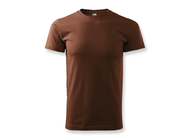 BASIC T-160 unisex tričko 160 g/m2, vel. XS, ADLER, Hnědá