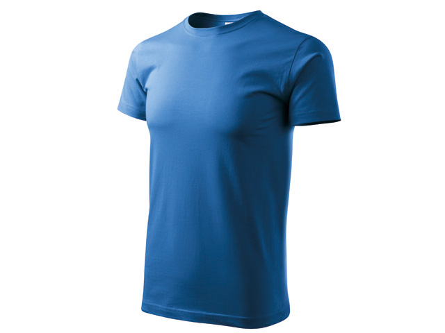 BASIC T-160 unisex tričko 160 g/m2, vel. XS, ADLER, Vodově modrá