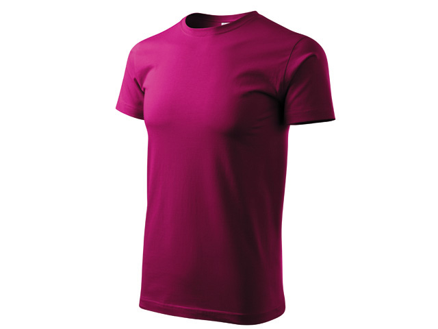 BASIC T-160 unisex tričko 160 g/m2, vel. S, ADLER, Fuchsiová