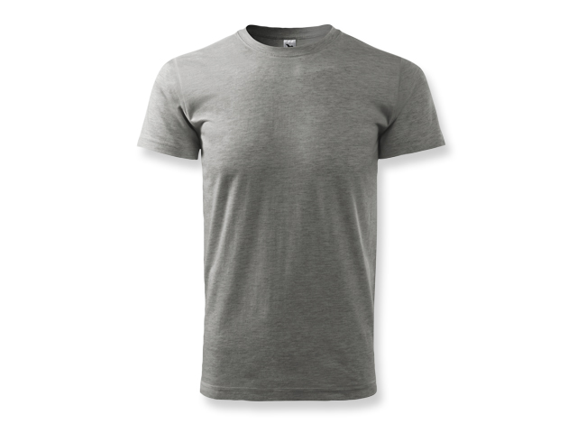 BASIC T-160 unisex tričko 160 g/m2, vel. XS, ADLER, Šedý melír