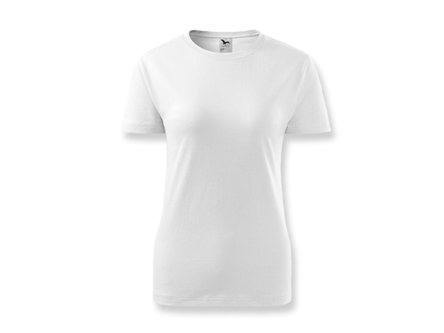 BASIC T-160 WOMEN dámské tričko, 160 g/m2, vel. XS, ADLER, Bílá