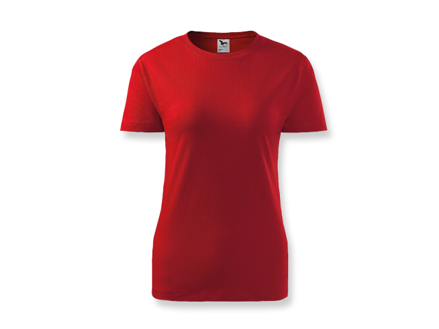 BASIC T-160 WOMEN dámské tričko, 160 g/m2, vel. XS, ADLER, Červená