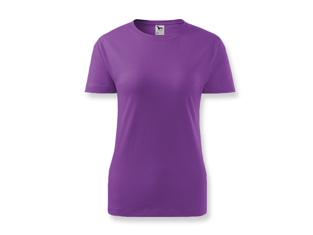 BASIC T-160 WOMEN dámské tričko, 160 g/m2, vel. XS, ADLER, Fialová