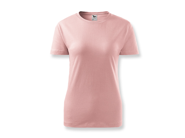 BASIC T-160 WOMEN dámské tričko, 160 g/m2, vel. XS, ADLER, Světle růžová