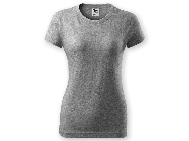 BASIC T-160 WOMEN dámské tričko, 160 g/m2, vel. XS, ADLER, Šedý melír