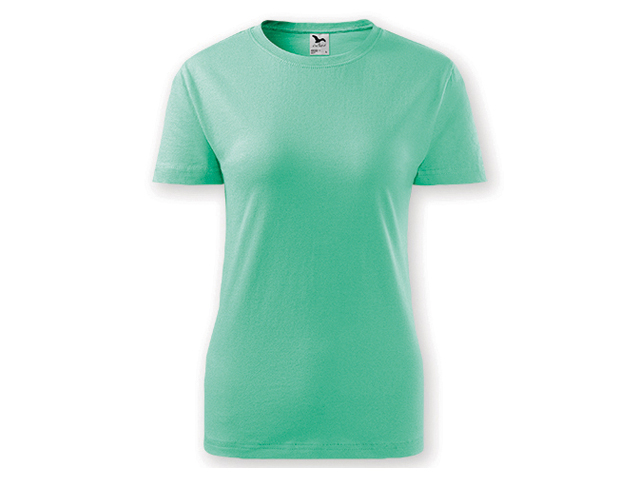 BASIC T-160 WOMEN dámské tričko, 160 g/m2, vel. XS, ADLER, Mátově zelená