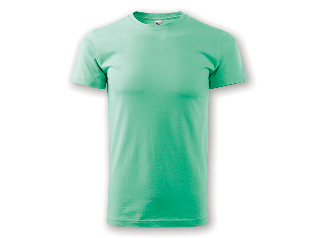 BASIC T-160 unisex tričko 160 g/m2, vel. XS, ADLER, Mátově zelená