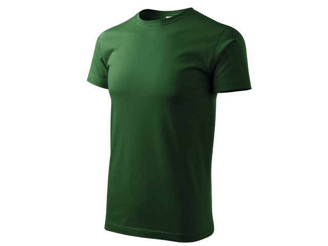 BASIC T-160 unisex tričko 160 g/m2, vel. XS, ADLER, Lahvově zelená