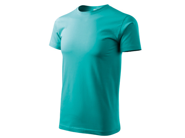 BASIC T-160 unisex tričko 160 g/m2, vel. XS, ADLER, Tyrkysově zelená