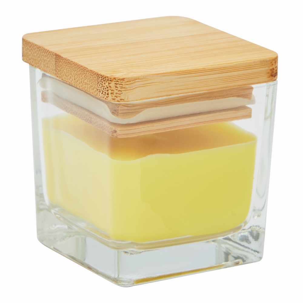 BASKA Vonná svíčka, žlutá (citron)