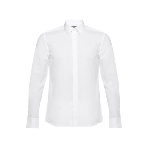 BATALHA WH. Pánská popelínová košile, bílá, L