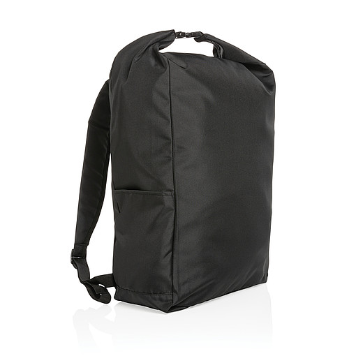 BAUSON Rolovací batoh z RPET, 21 litrů, černý