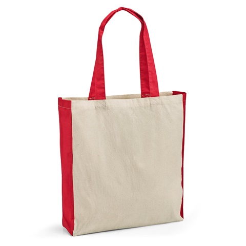 BAZAR. 100% bavlněná taška, červená