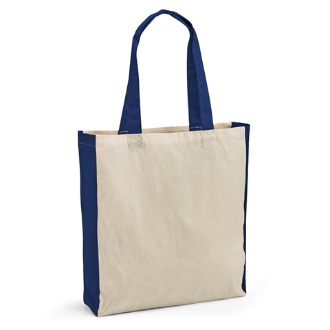 BAZAR. 100% bavlněná taška, modrá